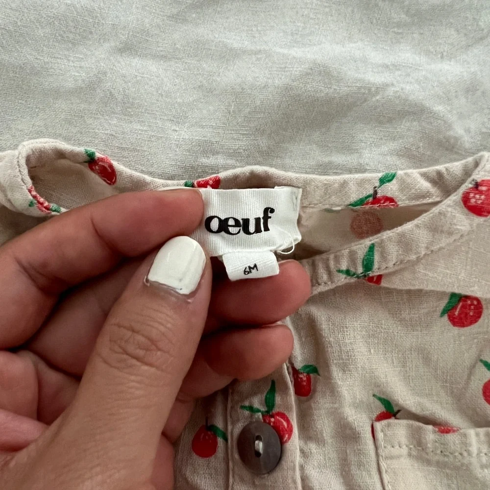 Oeuf Baby Girl Fruit Tank